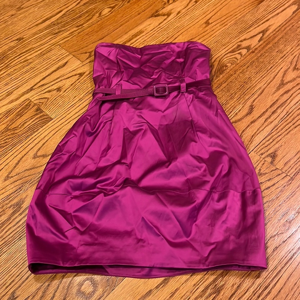 Theory Woman’s Purple Strapless Dress Size 0